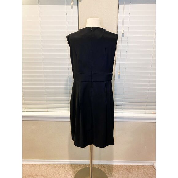 Connected Apparel Black Sleeveless Dress Size 14 - Picture 3 of 10